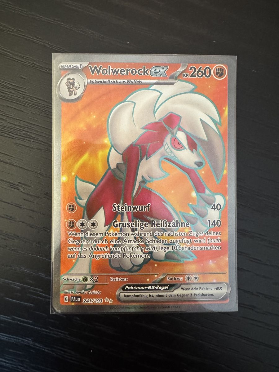 Pokémon Carte collezionabili: Wolwerock ex 241/193 – Usato da Zürich venduto da sed_6krp