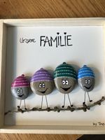 Steinbild Familie