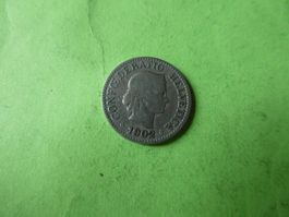 Schweiz 1902, 10 Rappen