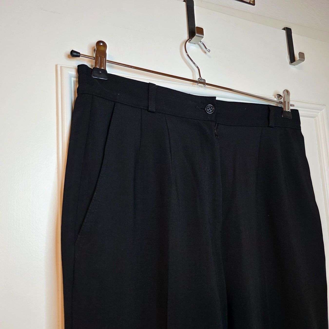 Pantaloni: BIANCA elegante schwarze Hose M – Usato da Wald ZH venduto da CapLux 6