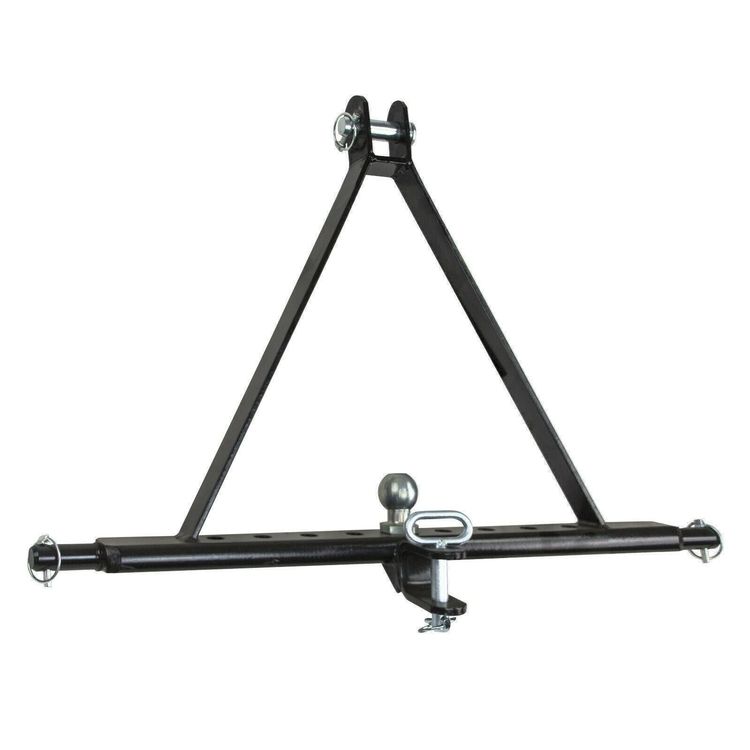 DEMA Ackerschiene 110 Cm – Kat. 1+2, Mit Drehsicherung, Robust, Für Traktoren, 23,9 Kg, Schwarz Lackiert