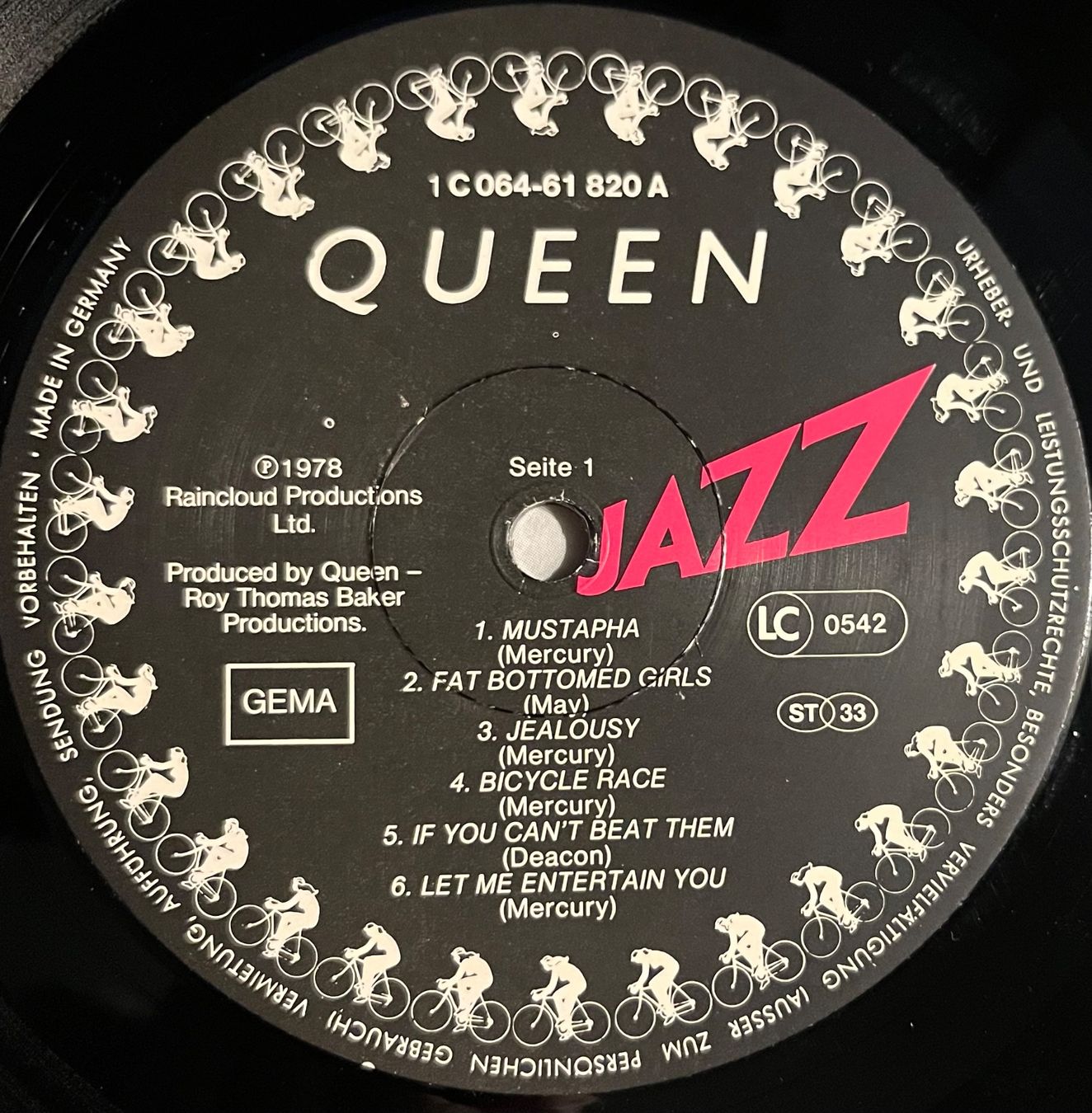 Schallplatten: QUEEN - JAZZ - 33 Tours – Gebraucht aus Bussigny von vinyl-pas-cher 3