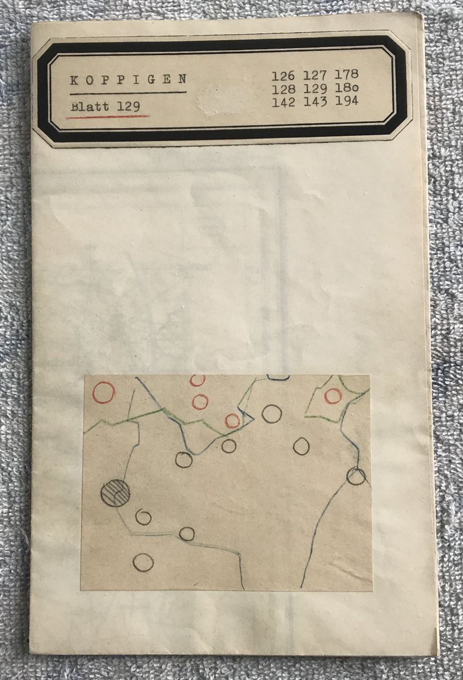 Cartine & Atlanti: KARTE 1:25000 KOPPIGEN 1938 – Usato da Ostermundigen venduto da wini63