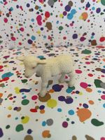Schleich Spielfigur Lamm weiss Jahrgang 1969 gebraucht