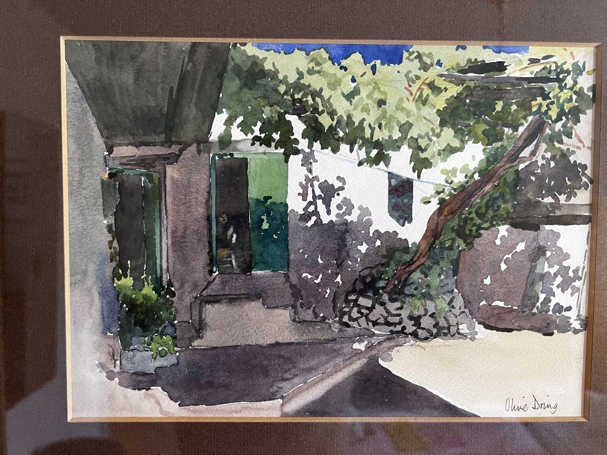 Poster & Bilder: Aquarell von Olive Dring gerahmt gebraucht – Gebraucht aus Neuenegg von Magosaurus 1