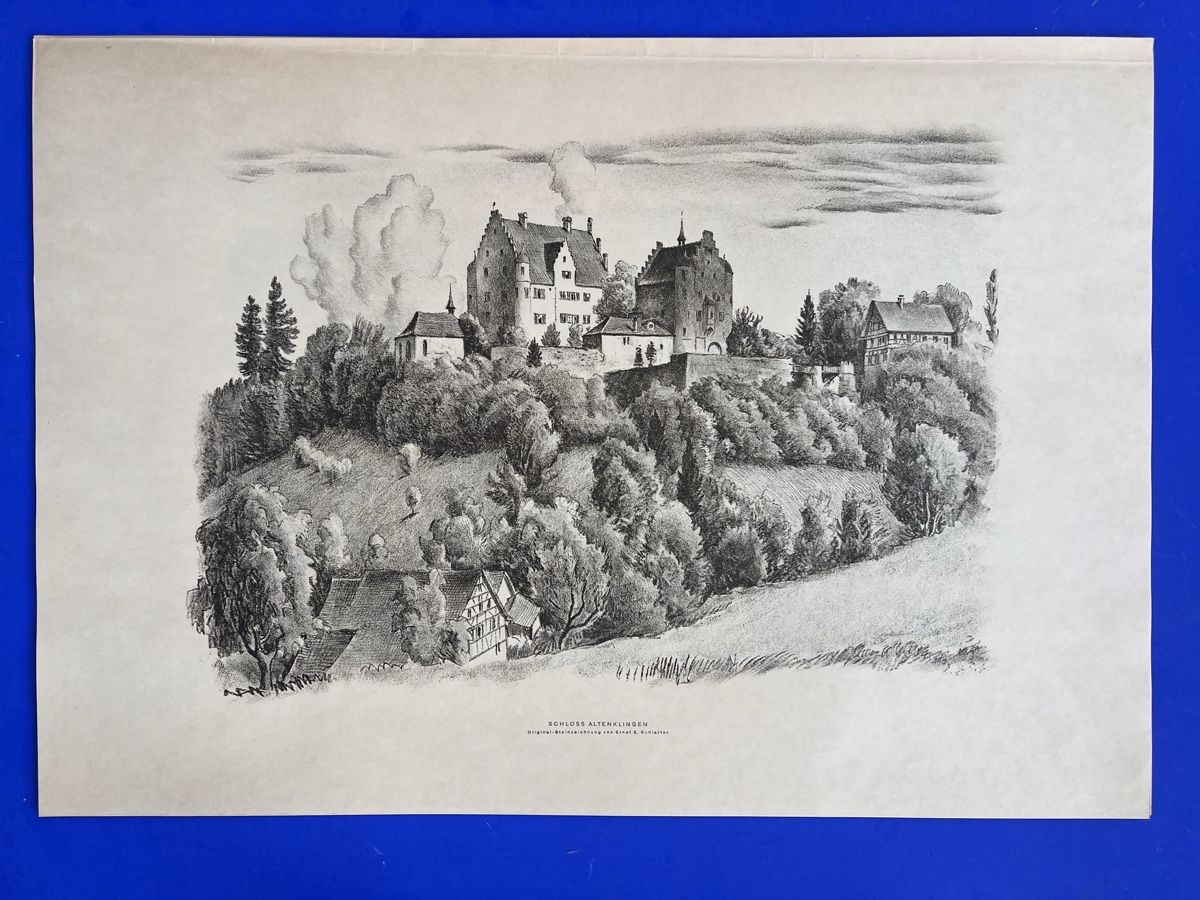 Libri: Schlatter Thurgau 12 Original- Lithographien mit Widmung – Usato da Adliswil venduto da buch_und_kunst 5