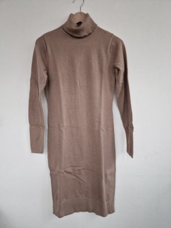 Damen Strickkleid Ashley Brooks Gr. 36 / S Beige - wie neu