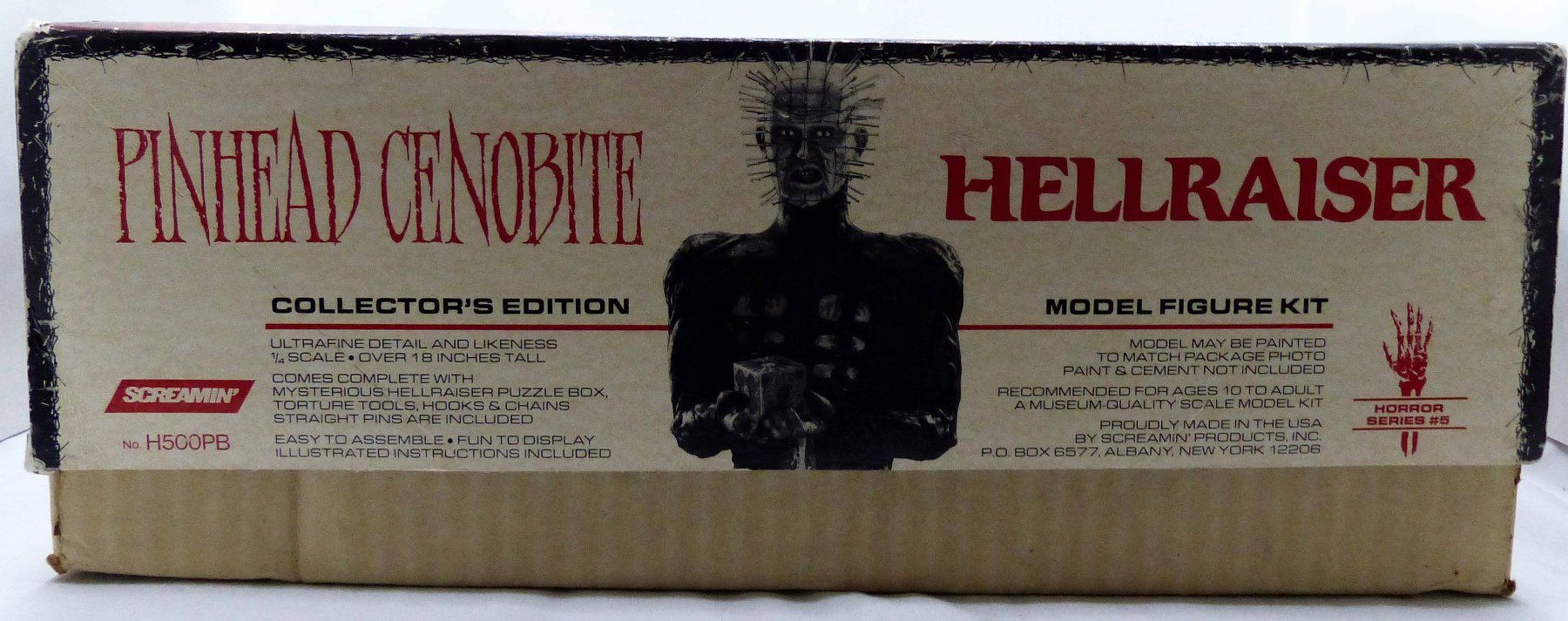 Statuette: PINHEAD CENOBITE HELLRAISER HORROR MODEL KIT SCREAMIN 1989 – Nuovo (secondo la descrizione) da Lugano venduto da YouWantUS 1