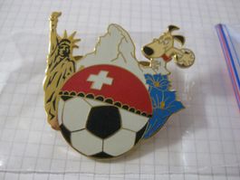 Pin Fussball WM94 USA Nati Suisse Schweiz