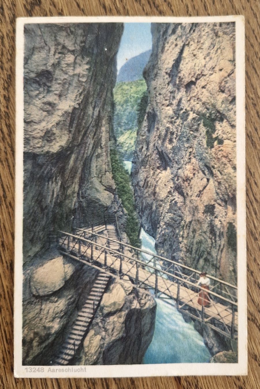 Cartes postales: Aareschlucht 1929, n. Baar – D'occasion à Ebikon par Donar50