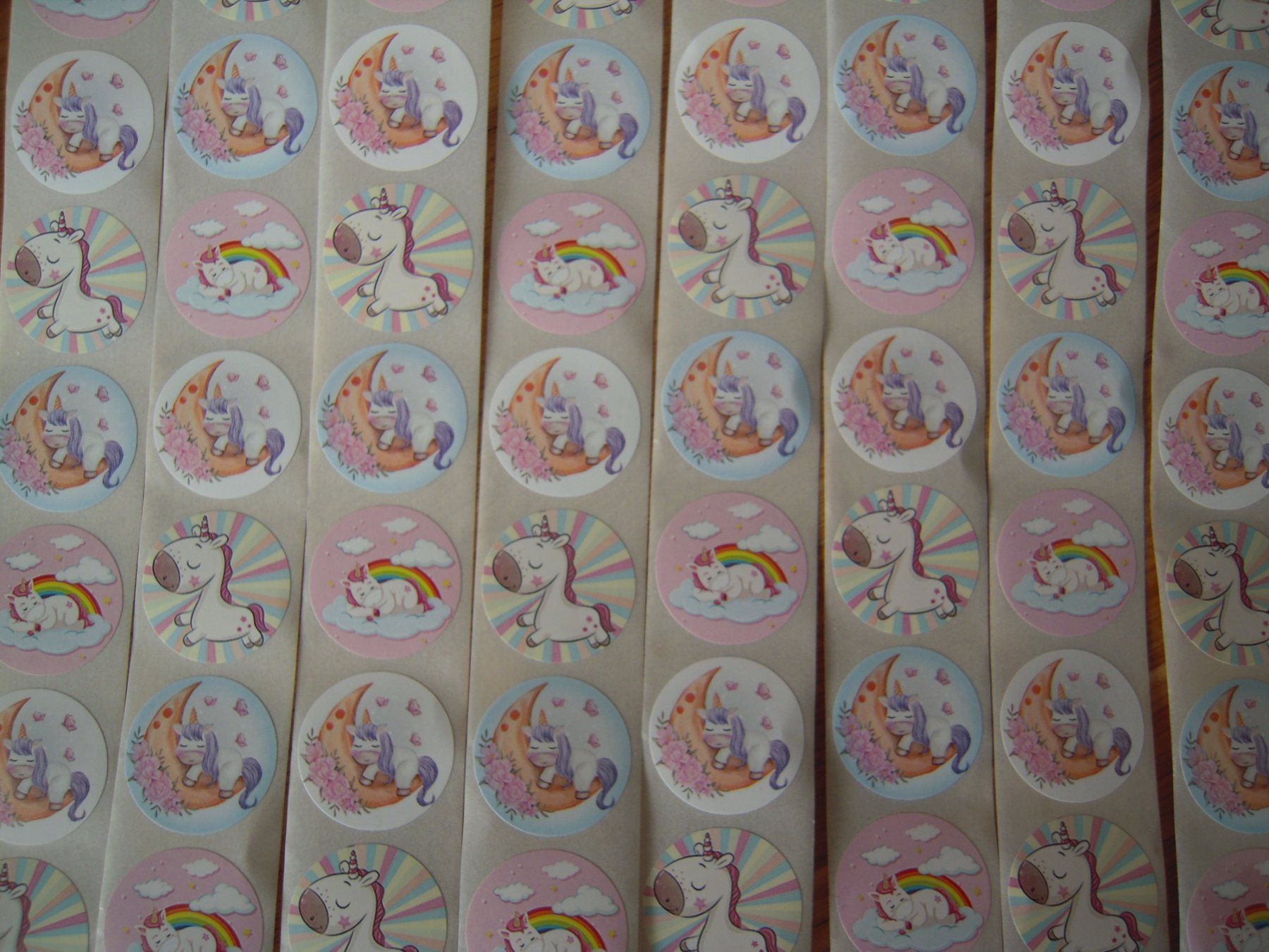 Sticker: 100 Neue Einhorn Sticker / Aufkleber – Nuovo e nell'imballaggio originale da Uzwil venduto da visions77 1