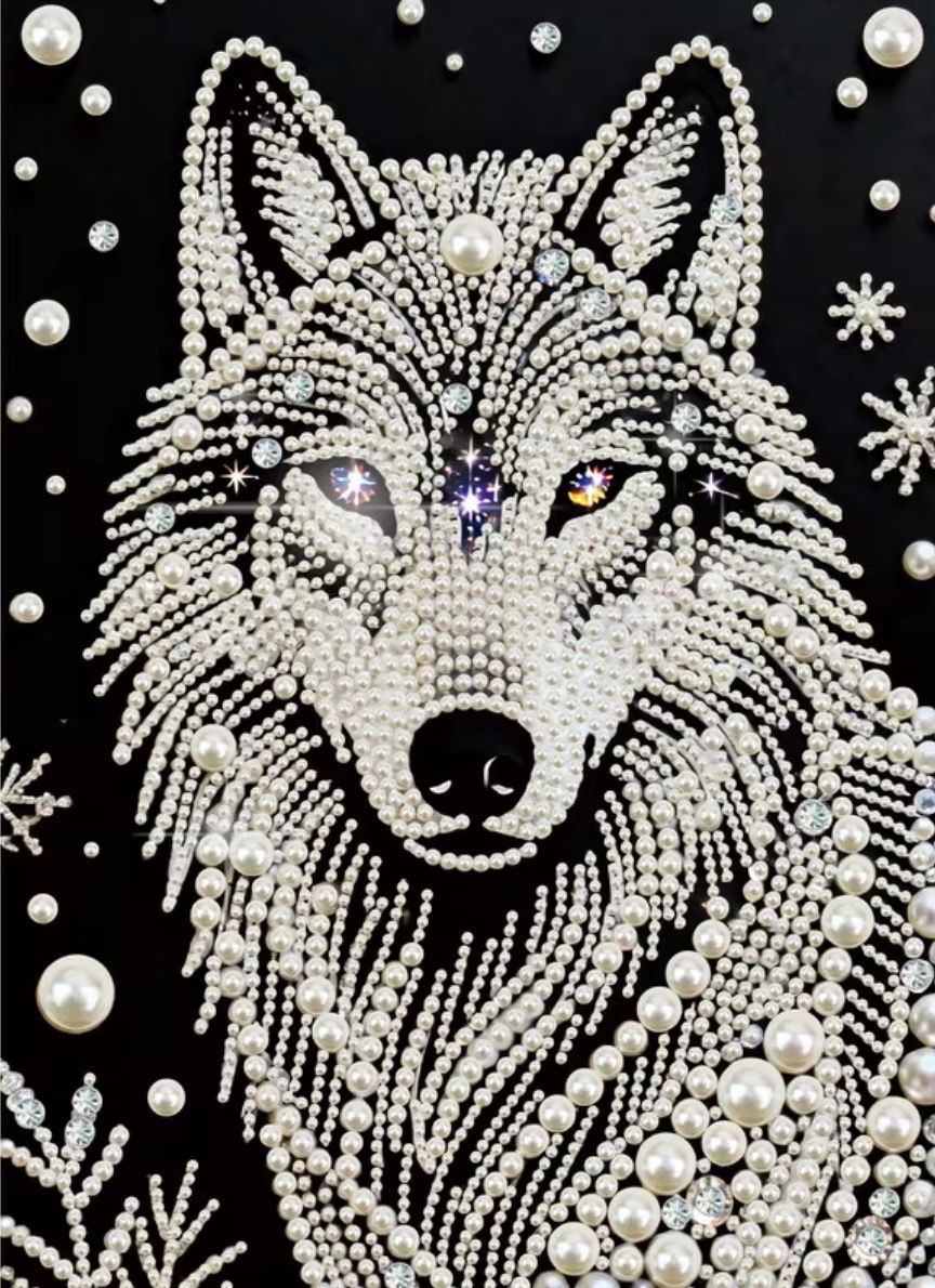 Kit bricolage: Diamond Painting: Wolf 30x30cm – Nuovo e nell'imballaggio originale da Teufenthal AG venduto da MeineSchatztruhe