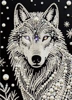 Diamond Painting: Wolf 30x30cm