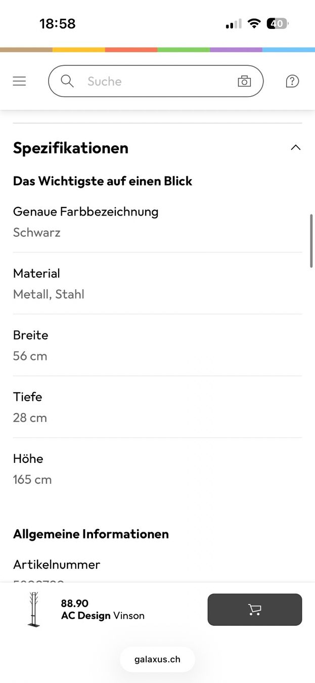 Guardaroba: Garderobe – Usato da Dübendorf venduto da bol_h67v 3