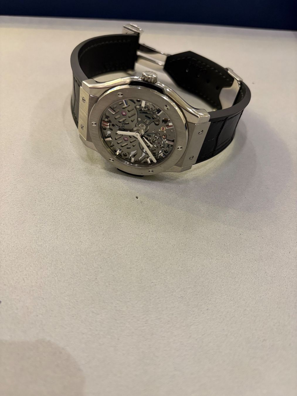 Hublot Uhren: Hublot ultra thin Classic fusion skeleton titanium – Gebraucht aus Vevey von Eiden77 2