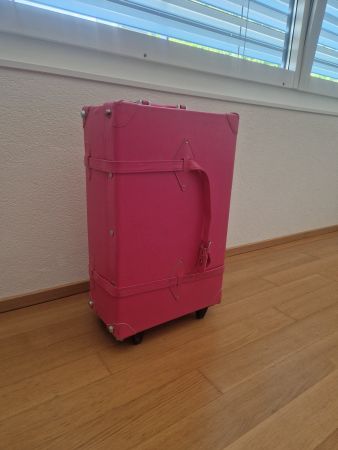Rollkoffer / Reisekoffer pink mit Rollen