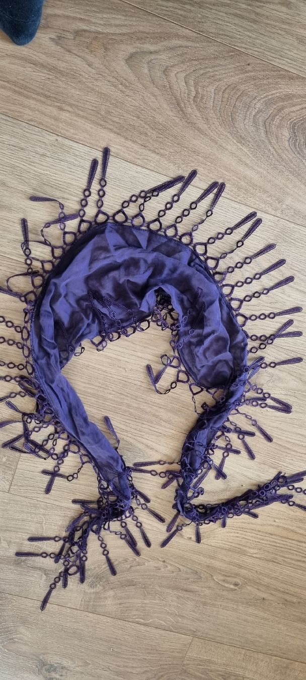 Foulard & Sciarpe: 2x Schal violett&schwarz – Usato da St. Gallen venduto da dan_w62f