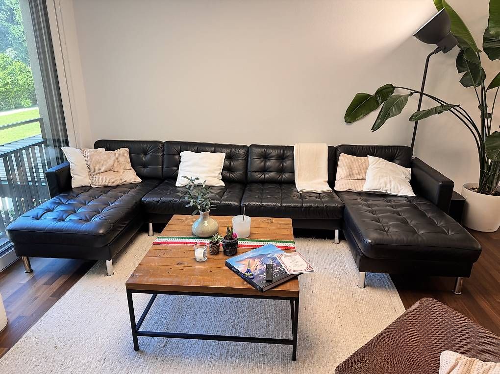 Divani: IKEA Landskrona Echtledersofa, NP CHF 2'099  – Usato da Worblaufen venduto da jmr1010