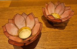 Lotus Teelichthalter Kerzenhalter Windlicht Laterne Seerose