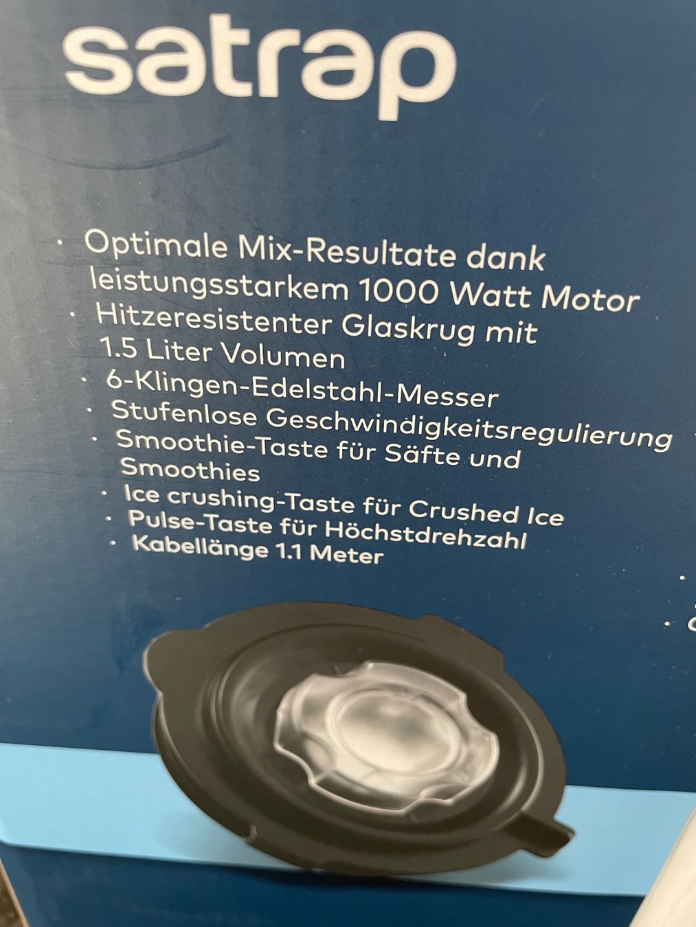 Elettrodomestici da cucina: Satrap Standmixer Laax 1000 – Usato da Nänikon venduto da Taijundo 3