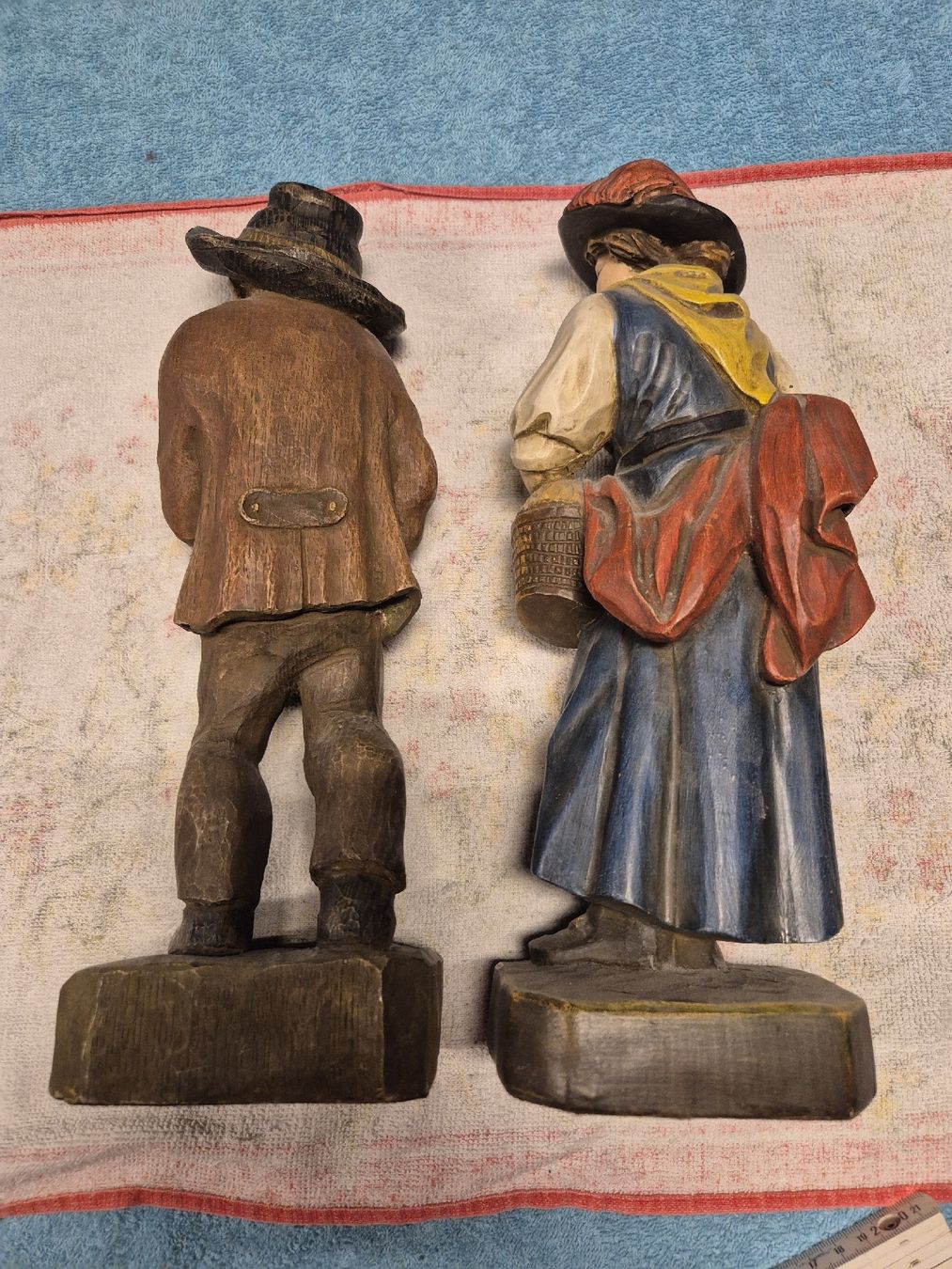 Figuren: 2 Holzfiguren, 34cm – Gebraucht aus Vilters von Fleiflomi 6