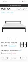 Hans Hansen Pure – Designbett 160×200 cm, schwarz