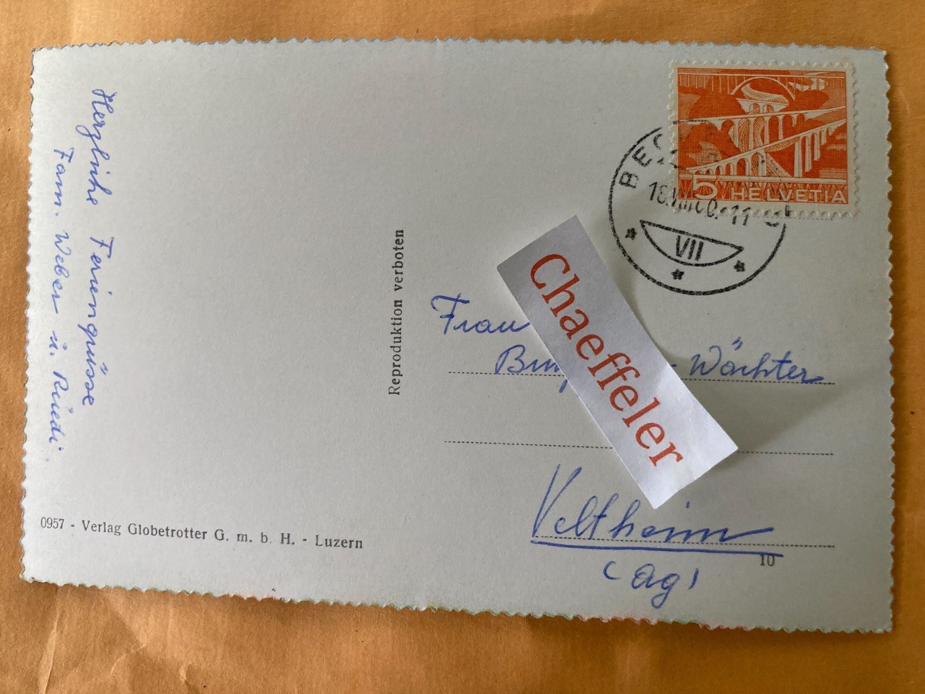 Cartes postales: 1960 Beckenried – D'occasion à Zürich par Chaeffeler 1