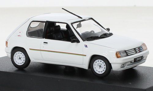 PEUGEOT 1988 1:43 MEIJE WHITE RALLYE 205 MINIATURE