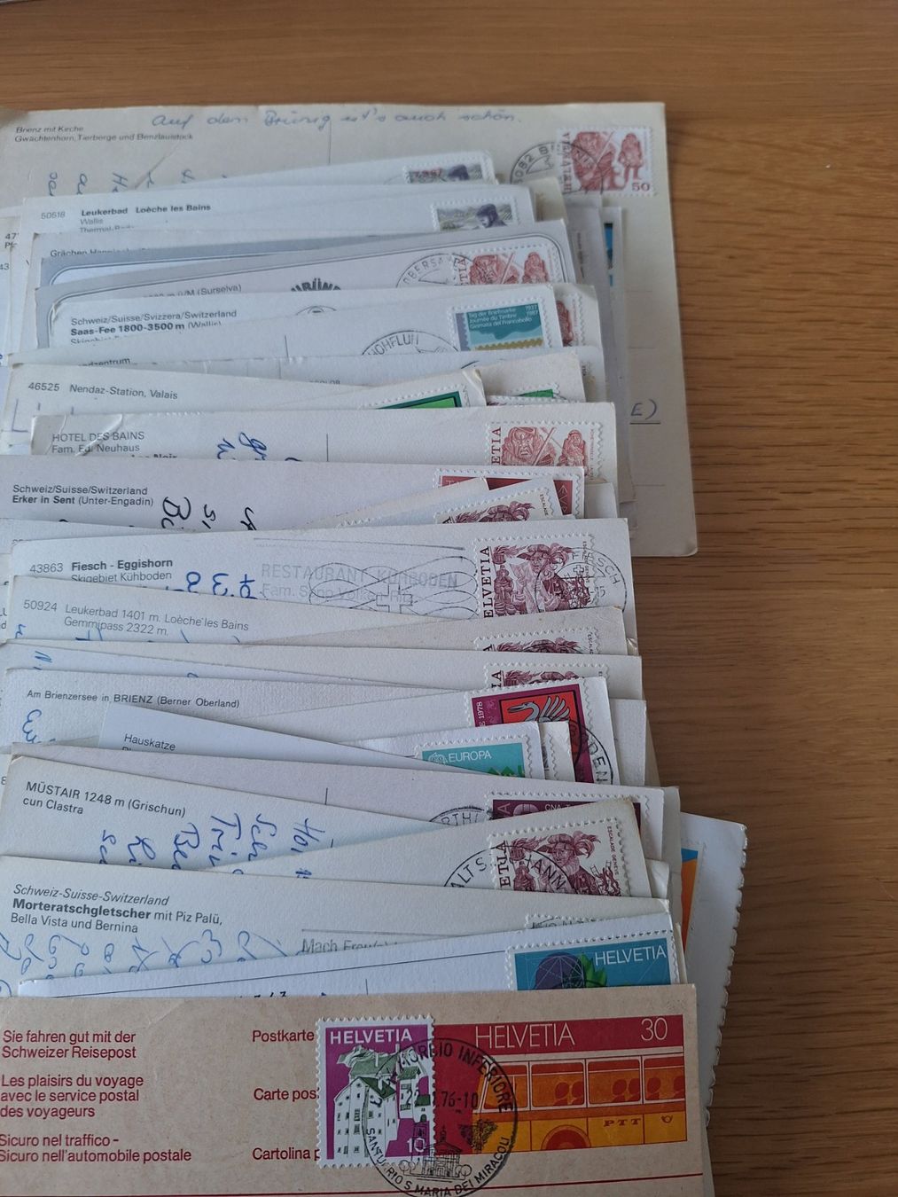Cartoline postali: Konvolut alte Schweizer Ansichtskarten gelaufen – Usato da Wanzwil venduto da chlinih93 1
