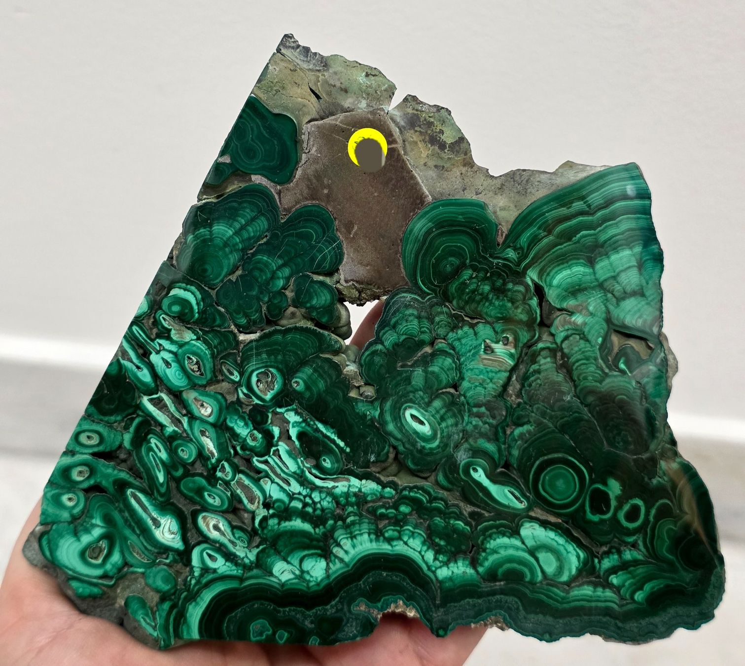 Mineralien & Heilsteine: Malachit Scheibe E 368g – Neu und originalverpackt aus Matzingen von Shay_Crystalz 1