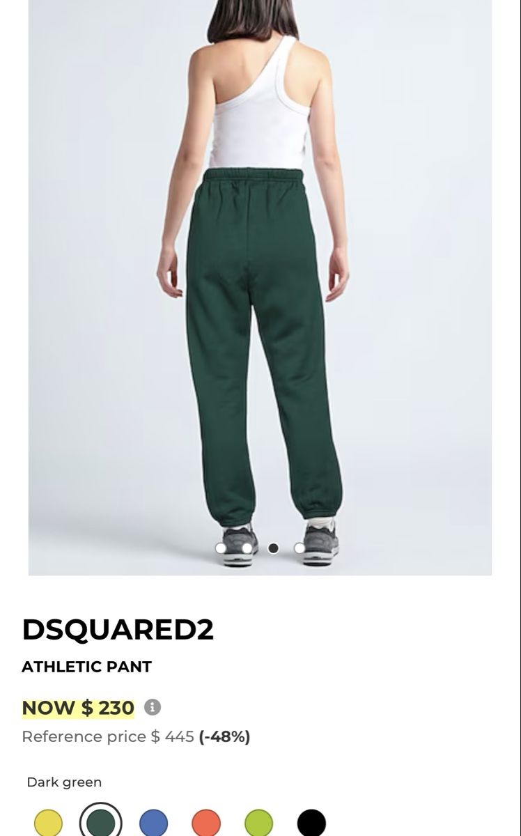 Dsquared2 Pantaloni: Dsquared2 Sweatpants ICON Dark Green Size XS – Usato da Geneve venduto da iri_dr5s 6