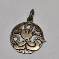 Vintage Pendentif Anhänger aus massivem Silber #A6