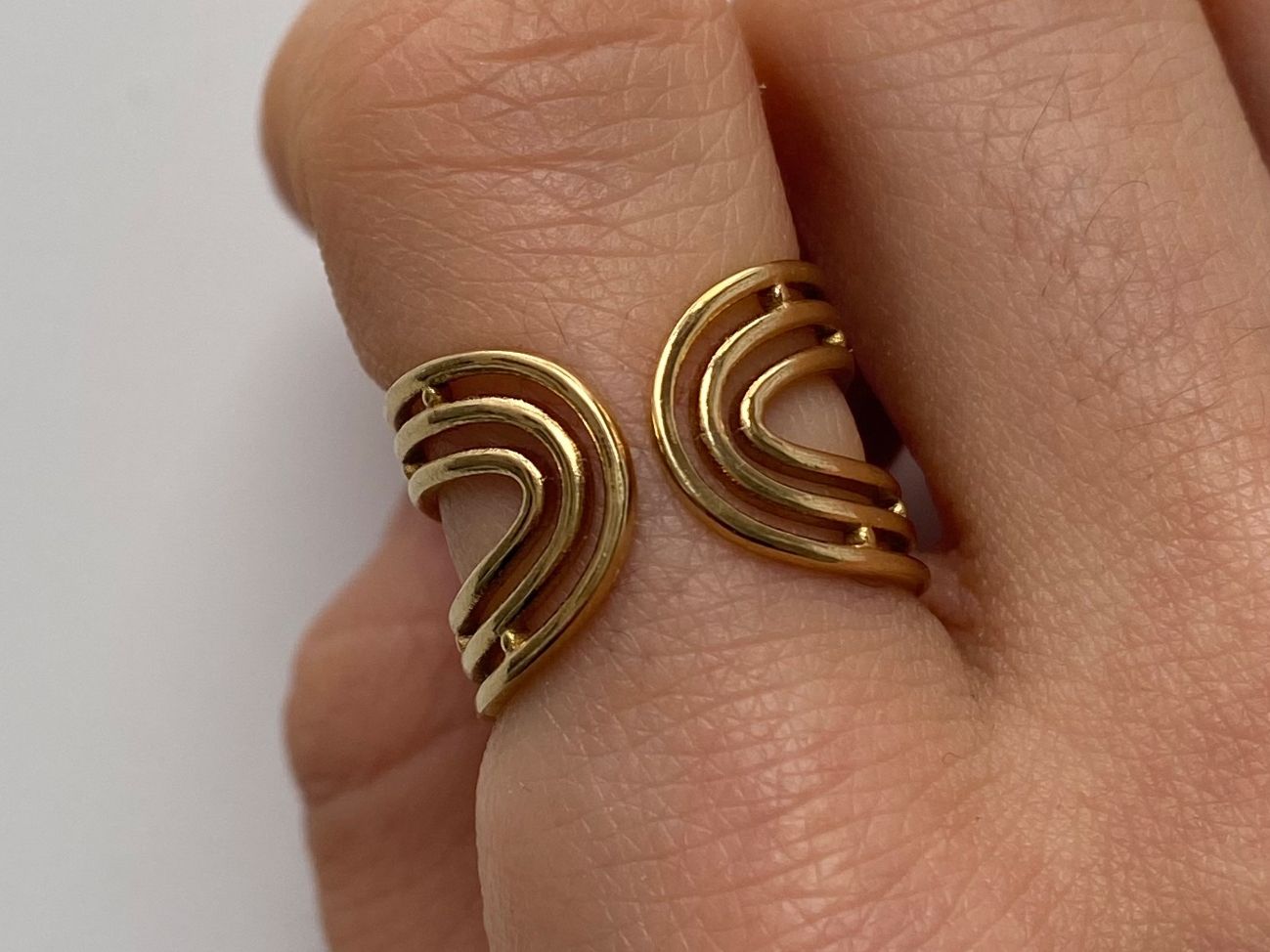 Anelli: 18KGP Goldene Edelstahl Ring – Nuovo (secondo la descrizione) da Givisiez venduto da dor_xb9k 3