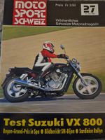 Moto Sport Schweiz 27/90 Suzuki VX 800 Vespa xa
