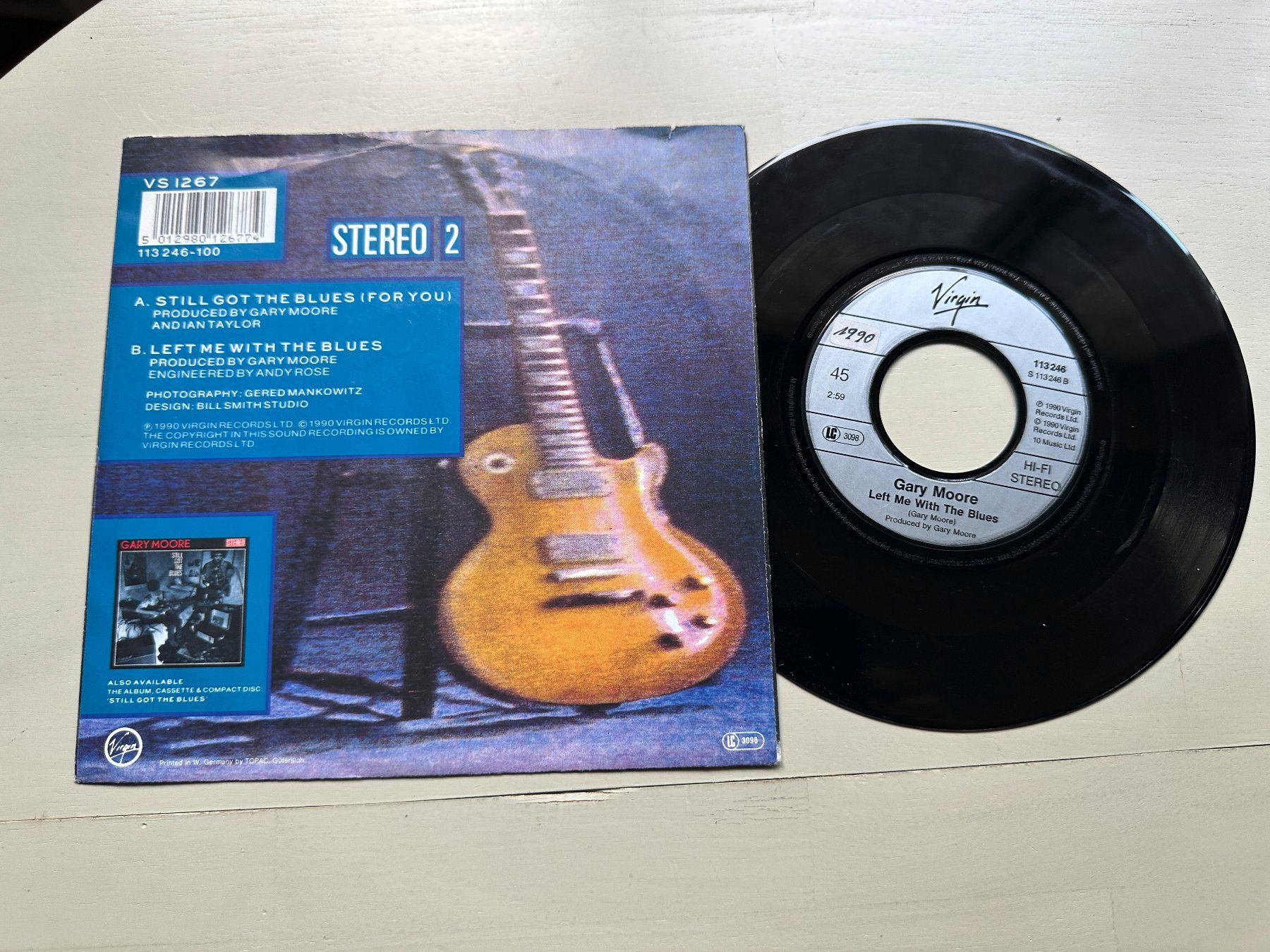 Dischi in vinile: GARY MOORE THIN LIZZY tolle Single Kult Still got the blues – Usato da Basel venduto da Partridge 1