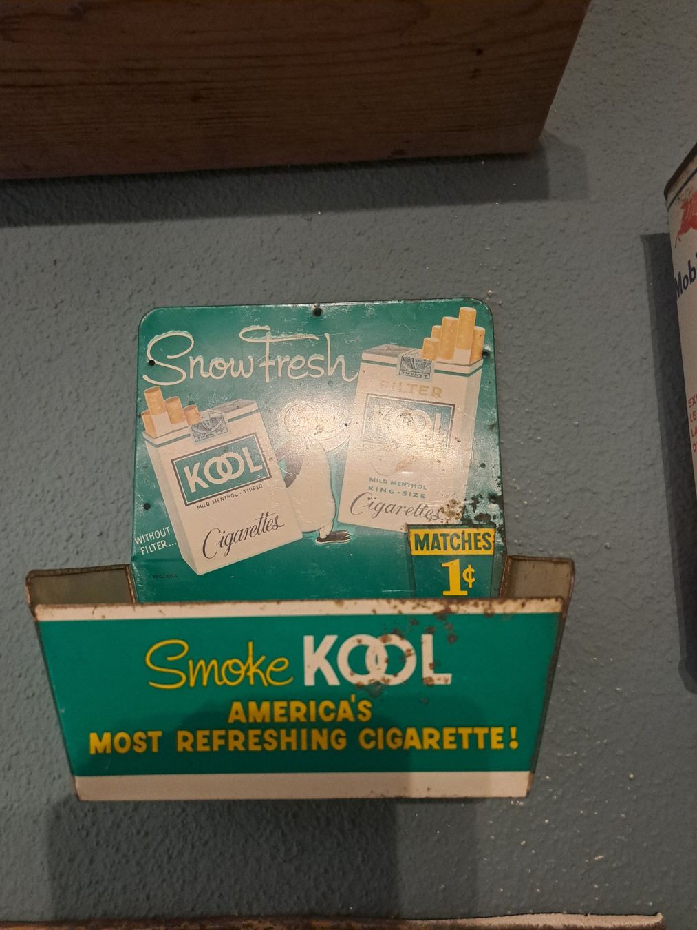 Schilder: Kool Cigarette Display Blech USA – Gebraucht aus Emmenbrücke von bikesandmore75
