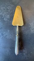 Pelle à tarte ancienne en argent et vermeil 29cm