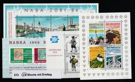 4 Blocks mit Ersttag
