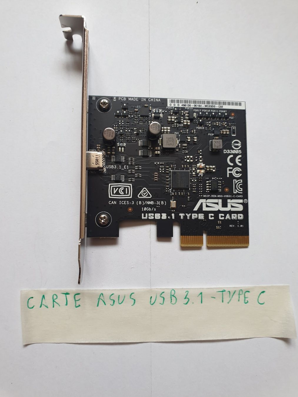 Unità & Adattatore: Carte Asus USB3.1-TypC – Usato da Moudon venduto da Amaroli7