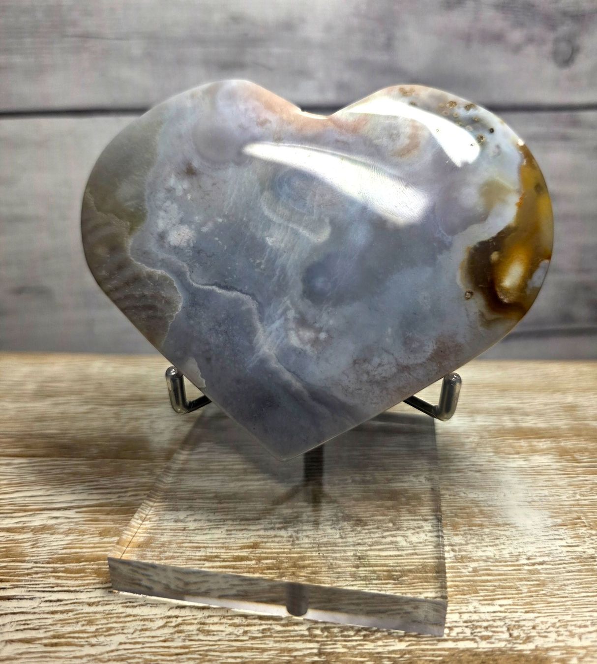 Mineralien & Heilsteine: Pink Amethyst Herz 365g – Neu und originalverpackt aus Matzingen von Shay_Crystalz 1