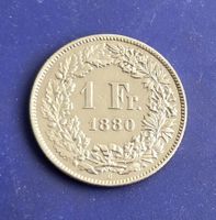 Schweiz 1 Fr. 1880 Top Erhaltung