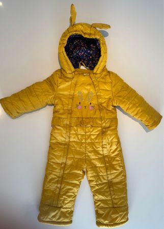 Lovely Mustard Yellow Winter Suit 86