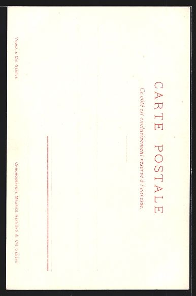 Ansichtskarten: Lithographie Brienz, Uferpartie mit Boot – Gebraucht aus Berlin von bartko-reher 1