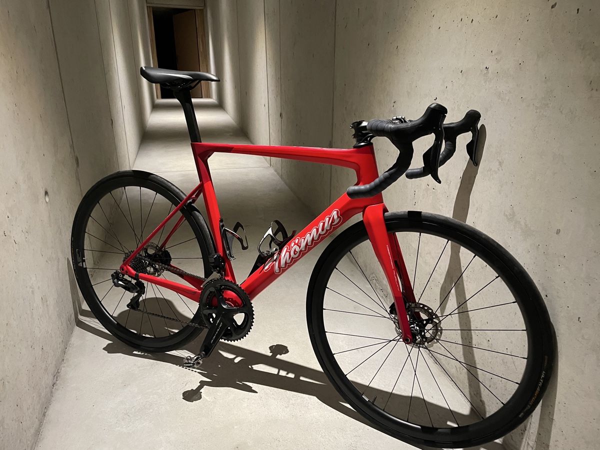 Thömus Vélos: Rennrad Thömus rot Rahmen Grösse L – D'occasion à Uerikon par samster