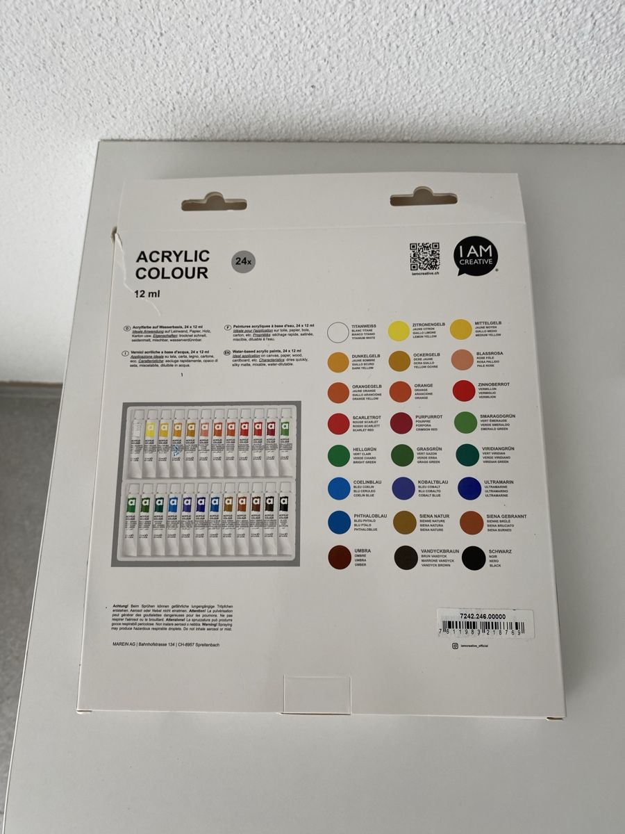 Farben: I Am Creative Basic Acryl Set 12 – Gebraucht aus Wohlen AG von esm_c8gh 1
