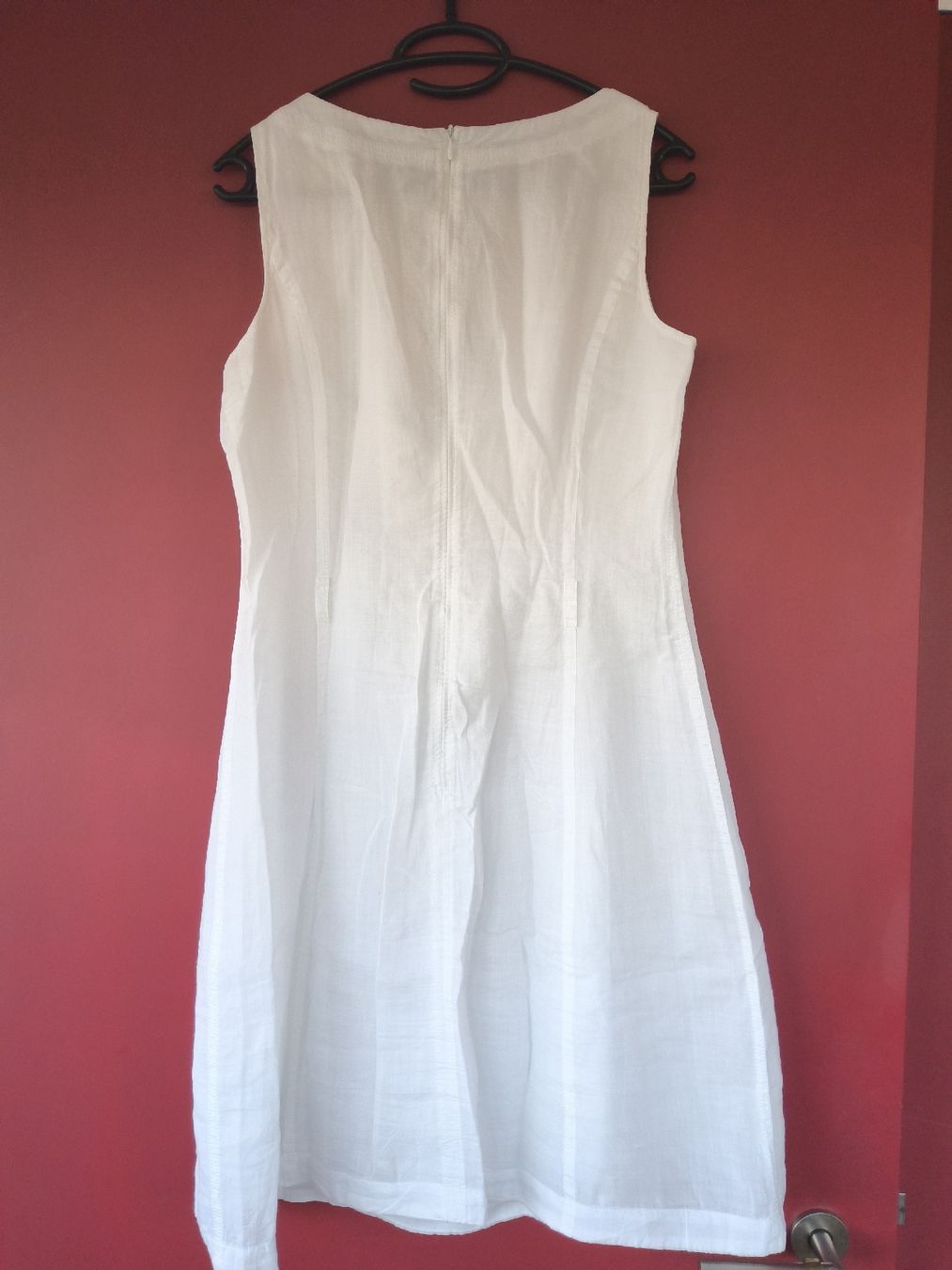 Esprit Vestiti: robe blanche en lin Esprit collection taille 38 – Usato da Romont FR venduto da cat_j6ww 2