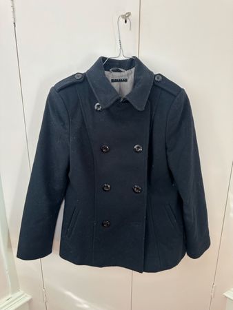 Manteau caban Sisley bleu marine