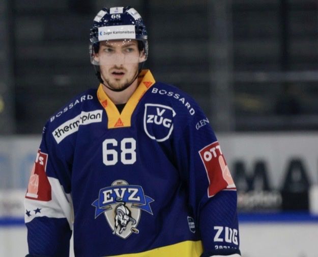 Ccm Caschi: Original EVZ Spielerhelm Fabrice Herzog #68  – Nuovo (secondo la descrizione) da Kallnach venduto da Chaesi89 1