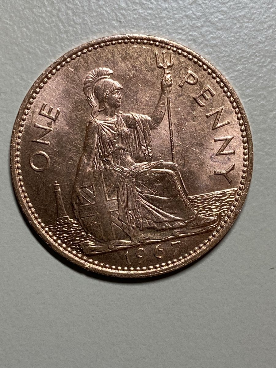 Tutti le monete: GB - 1 penny - 1967 – Usato da Payerne venduto da Mike1682