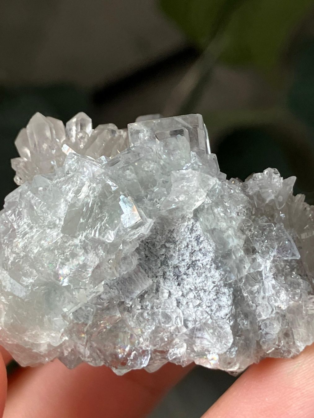 Minerali & Pietre curative: Quarz-Cluster mit Fluorit – Nuovo (secondo la descrizione) da Neuheim venduto da m.hald 3